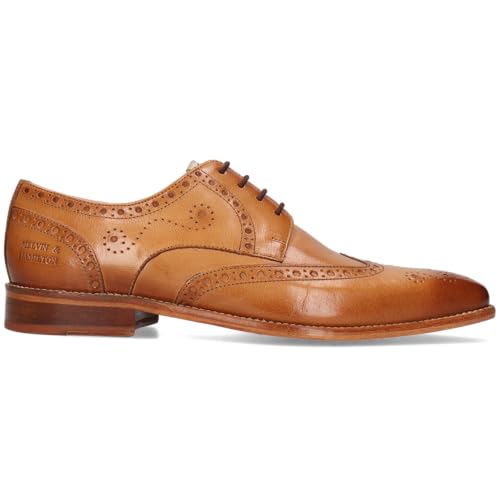 Melvin & Hamilton Dylan 2, Oxford Plano Hombre, Beige, 46 EU