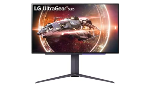LG 27GS95QE-B.AEU - Monitor Ultragear OLED, 27", (2560x1440), 16:9, 1200000:1, 0,03ms, 240 Hz, G-Sync, FreeSync Premium Pro, Curvatura Óptima, Relación de Aspecto Ideal, Tecnología MLA+, Negro