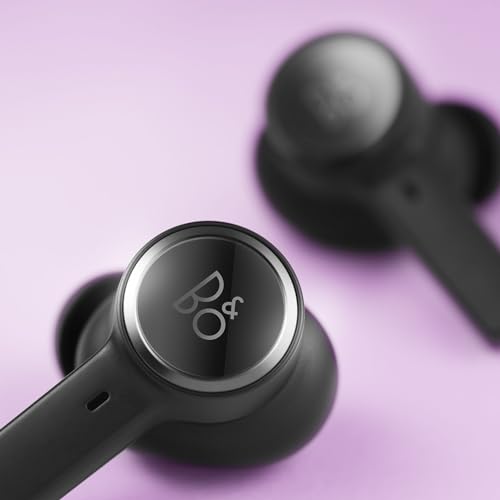 Bang & Olufsen Beoplay EX - Auriculares Inalámbricos Bluetooth In-Ear con Cancelación de Ruido y 6 Micrófonos, Hasta 20 Horas de Autonomía, Caja de Carga y Cable USB-C, Antracita negra