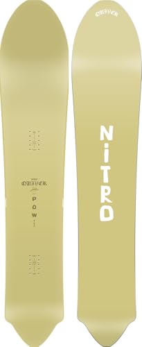 Nitro Tabla de Snowboard para Hombre '25, Quiver Series, Pintail, Flat-out-Camber, Backcountry, Wide Tapered, 3D Surf-Tech