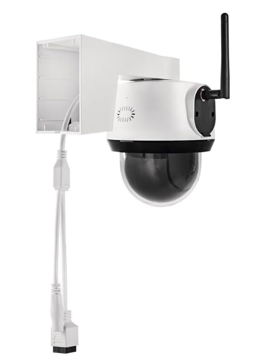 ABUS Cámara de vigilancia con detección de Movimiento, detección de Objetos, grabaciones 4K, notificaciones Push, visión Nocturna, Audio bidireccional, Tarjeta de Memoria, máscara de privacidad y