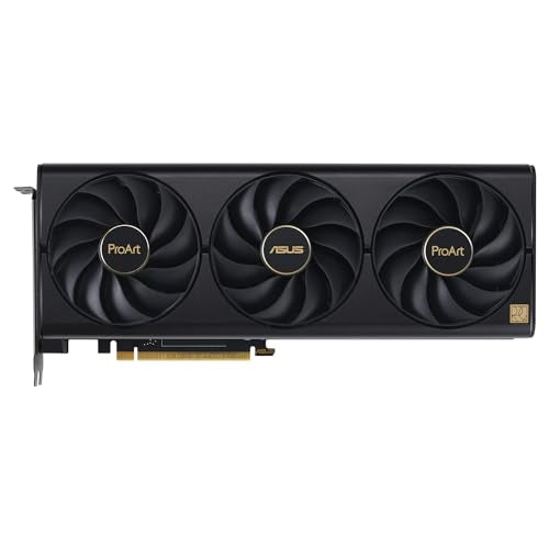 ASUS ProArt GeForce RTX 4070 Ti Super OC Edition - Tarjeta gráfica (PCIe 4.0, 16 GB GDDR6X, DLSS 3, HDMI 2.1a, DisplayPort 1.4a)