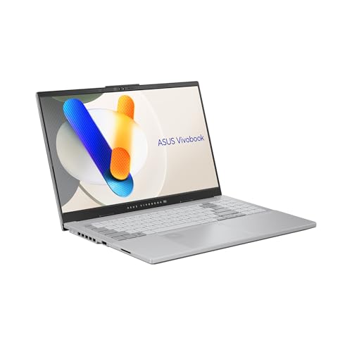 ASUS Vivobook Pro 15 OLED N6506MV-MA055W - Ordenador Portátil 15.6" 3K 120Hz (Intel Core Ultra 9 185H, 16GB RAM, 1TB SSD, NVIDIA RTX 4060 8GB, Windows 11 Home) Plata Fría - Teclado QWERTY español