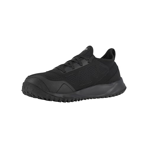 Reebok - Baskets de sécurité Basses Noire en Maille Nylon résistantes embout Aluminium All Terrain S1P RSC ESD 46 Noir