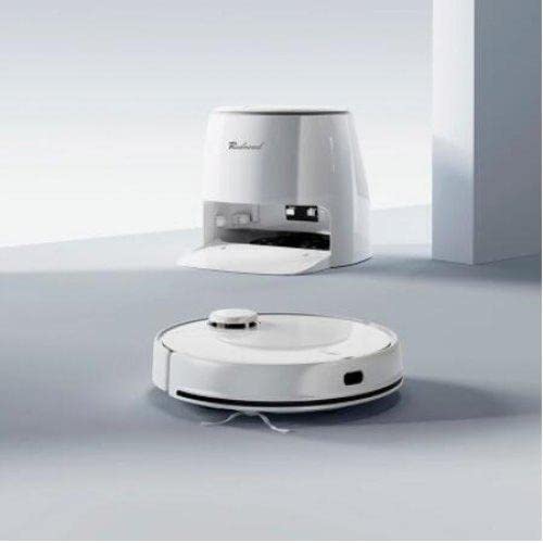 Redroad G10 Robot Aspirador con función de Limpieza, Robot Aspirador con Base autolimpiante, fregona automática, Limpieza con Agua electrolizada, depósito de Agua de 4,5 l y depósito de Aguas