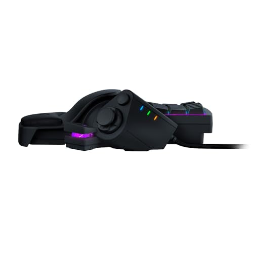 Razer Tartarus Pro - Teclado de Interruptor Óptico Analógico (Actuación Ajustable, 32 Teclas Programables, 8 Perfiles de Alternancia Rápida, Rapid Trigger) Negro