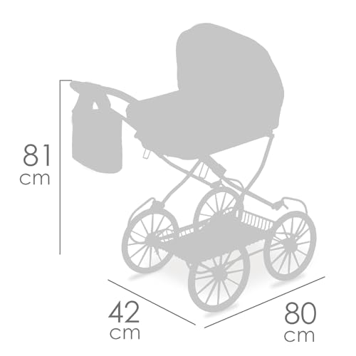 Carrito para Muñecas Decuevas Koala 42 x 80 x 81 cm