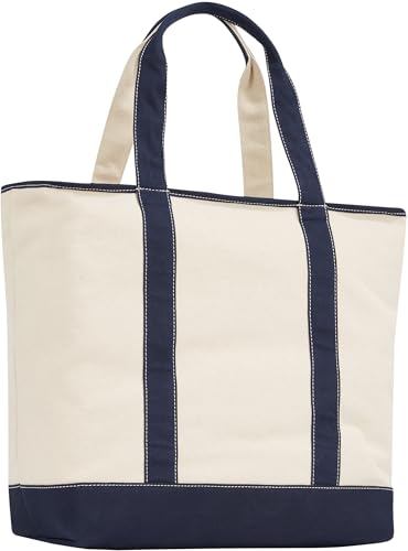 Tommy Hilfiger Bolso Tote Mujer Summer Canvas con asa, Azul (Space Blue), Talla Única