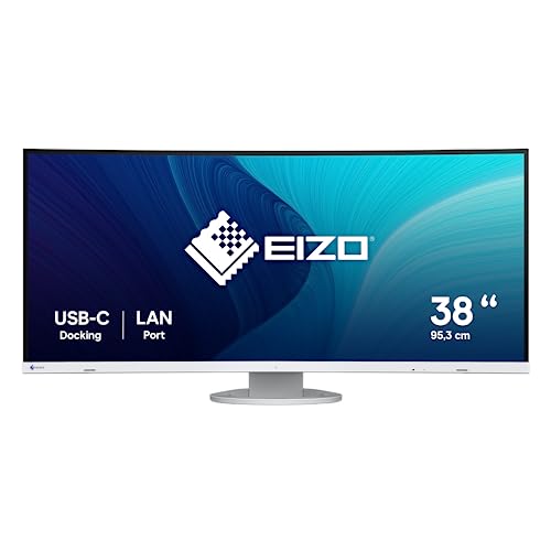 EIZO FlexScan EV3895-WT LED Display 95,2 cm (37.5") 3840 x 1600 Pixeles Ultra-Wide Quad HD+ Blanco FlexScan EV3895-WT, 95,2 cm (37.5"), 3840 x 1600 Pixeles, Ultra-Wide Quad HD+, LED, 5 ms,