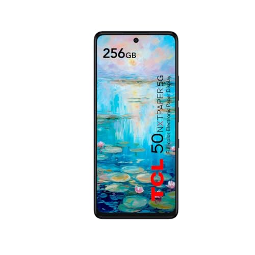TCL 50 NXTPAPER 5G - Smartphone 5G de 6.8" Mayor Confort Ocular (Pantalla FHD+, 16GB (8+8) - 256GB, Ampliable MicroSD, Dual SIM, Cámara 50MP, Batería 5010mAh, Android 14.) Midnight Blue