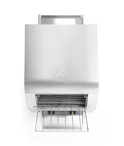 HENDI Tostador de cinta doble - 230V / 50Hz / 2240W - 418x368x(H)387 mm, plateado, acero inoxidable