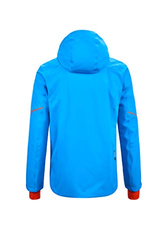 Killtec Kuopio MN Ski Jckt A Chaqueta Funcional con Capucha Desmontable y paranieves, Hombre, Azul Celeste, XXX-Large