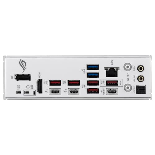 ASUS ROG Strix Z890-A Gaming WiFi - Placa Base ATX, 16+1+2+2 etapas de Potencia, DDR5, PCIe 5.0 Compatible con GPU de última generación, Cinco Ranuras M.2, WiFi 7, AI Overclocking, AI Networking II