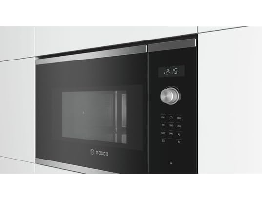 Bosch BFL554MS1F, Serie 6, Microondas, Empotrable, Acero inoxidable