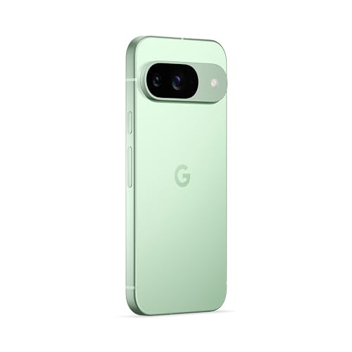 Google Pixel 9 - Smartphone Android Desbloqueado con Gemini, cámara Avanzada, batería con una autonomía de 24 Horas y Pantalla Actua de 6,3" - Verde Pastel, 128GB
