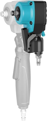 Llave de impacto de puño HAZET 9012PTT I Máx. par de desbloqueo 550 Nm, cuadradillo de 12,5 mm (1/2 pulgada) I Mecanismo de impacto de doble martillo de alto rendimiento, con tecnología Twin-Turbo