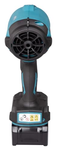 Makita AS001GA102 - Soplador de batería (40 V, máx. 2,0 Ah, 1 batería + Cargador en Bolsa de Transporte), Color Azul