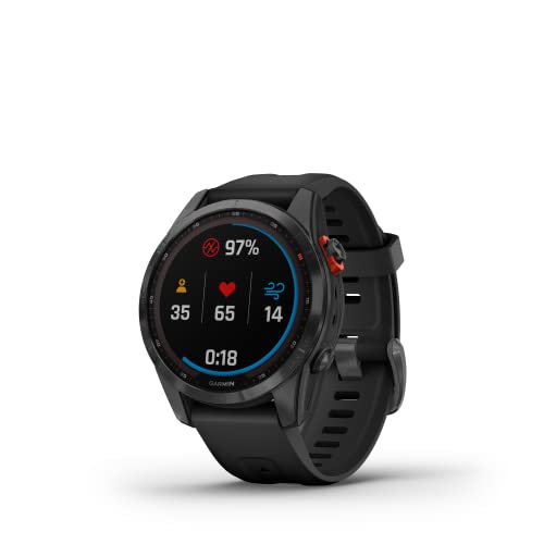 Garmin fēnix 7S Solar, Reloj GPS Multideporte con Carga Solar, Pantalla táctil, frecuencia cardíaca, mapas y música, Negro, Reacondicionado