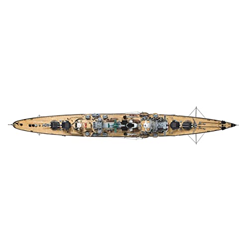 Occre PRINZ EUGEN SHIP MODEL KIT-SCALE 1:200-WOOD AND METAL KIT -CODE 16000