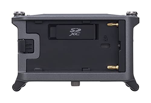 Zoom F6 Grabadora profesional de campo, grabación a 32 bits con coma flotante, 6 canales, convertidores Dual AD, 6 entradas XLR con bloqueo, timecode, modo Ambisonics, alimentado por pilas/batería