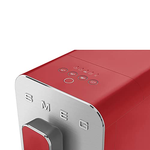 SMEG BCC01RDMEU Cafetera automatica, Plastic, Black