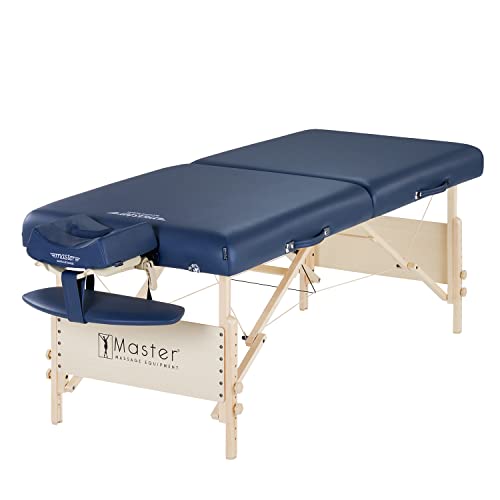 Master Massage Cm para Masaje portátil Camilla, Azul Cobalto, 76cm