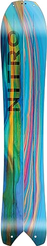 Nitro Tabla de Snowboard para Hombre Squash Split BRD '24, Allmountainboard, Tapered Swallowtail Splitboard Shape, Camber, All-Terrain, Mid-Wide, 156