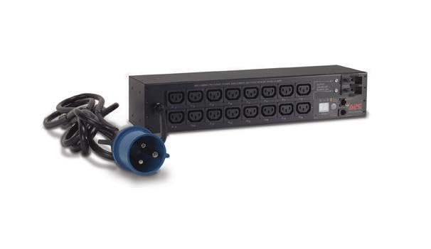 APC AP7922B Unidad de distribución de energía (PDU) 2U Negro 16 Salidas AC - Unidad de distribución de energía (PDUs) (Regulado, Conmutado, 2U, Horizontal, Negro, 16 Salidas AC, C13 acoplador)