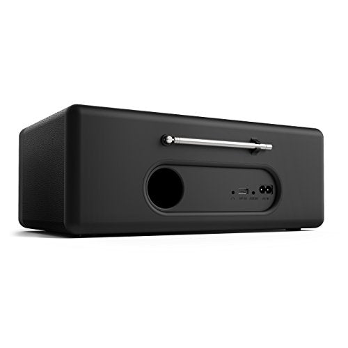 sky vision Dab 70 IR GB – Radio por Internet estéreo Dab+ (FM FM, WiFi, con Conector AUX Plus Cable, Radio Digital, Despertador con Mando a Distancia), Color Negro