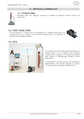 Chinesport - LED de podoscopio