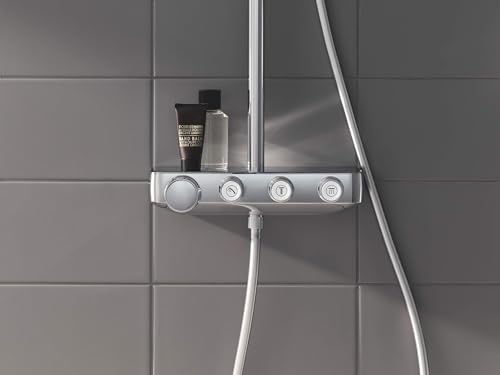 Grohe Euphoria SmartControl System 310 Cube Duo - Sistema de ducha con termostato incorporado, acabado cromado (Ref. 26508000)