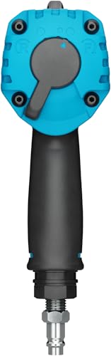 Hazet Llave de impacto 3/4 doble turbo 9013MTT, 1890 Nm de par de liberación, mecanismo de impacto de doble martillo de alto rendimiento, diseño compacto para espacios reducidos