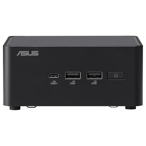 ASUS NUC 14 Pro - Ordenador de sobremesa (Intel Core Ultra 5 125H, Intel ARC Graphics, 16GB RAM DDR5, 512GB SSD, Windows 11 Pro), Tall, Cable EU, MTL-H 28W (U5 125H)