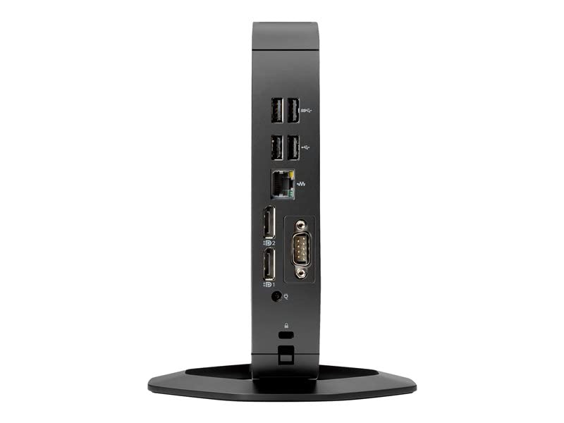 HP t540 – Thin Client – USFF – 1 x Ryzen Embedded R1305G / 1.5 GHz – RAM 4 GB – Flash 32 GB – eMMC – Radeon Vega 3-1 GbE, Bluetooth 5.2, Wi-Fi 6 – Erizo OS – Negro