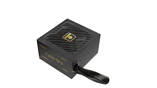 CYBERG II 850 W | Fuente de alimentación ATX 3.1 no Modular | PCIe 5.1 | 80 Plus Gold | Ventilador SB silencioso de 120 mm | Condensadores jap 105 °C | ERV850G-AHG-NAC