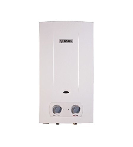 Bosch 7736504548 Calentador de Agua Hydrobattery Metano Habitación Abierta, Color Blanco