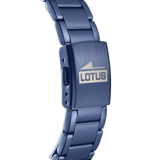 Lotus Reloj Hombre 18163/2 Minimalist Caja de Acero Inoxidable 316l Azul Correa de Acero Inoxidable 316l Azul