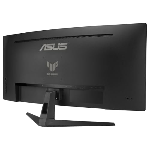 ASUS TUF Gaming VG34VQ3B - Monitor Gaming de 34 Pulgadas WQHD (3440x1440), Curvo, 180 Hz, ELMB Sync, FreeSync Premium, 1 ms MPRT, 90% DCI-P3, DisplayWidget Center