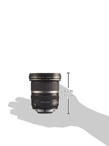 Canon EF-S 10-22mm f/3.5-4.5 USM - Objetivo para Canon (Distancia Focal 10-22mm, Apertura f/3.5-29, Zoom óptico 2.2X,diámetro: 77mm) Negro