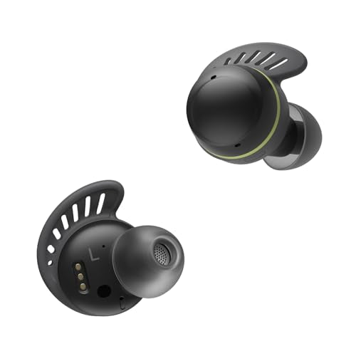 LG Electronics LG Tone Free Fit DTF7Q Auriculares intraurales Bluetooth, con Sistema Meridian, ANC cancelación Activa de Ruido y UVnano+, Negro