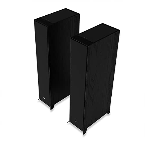 Klipsch R-605FA Black (Unidad) - Altavoz de Suelo Negro con Dolby Atmos - woofer 6.5 Pulgadas