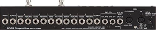 Conmutador de amplificador de guitarra y sistema de conmutación de efectos BOSS ES-5