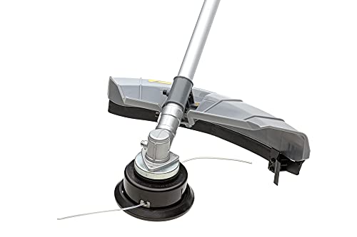 IKRA 73046710 Herramienta multifunción a Gasolina IBKH 33, 4en1: cortabordes, desbrozadora, Cortasetos telescópico y podadora de Altura, 900 W, Gris, Rojo y Negro