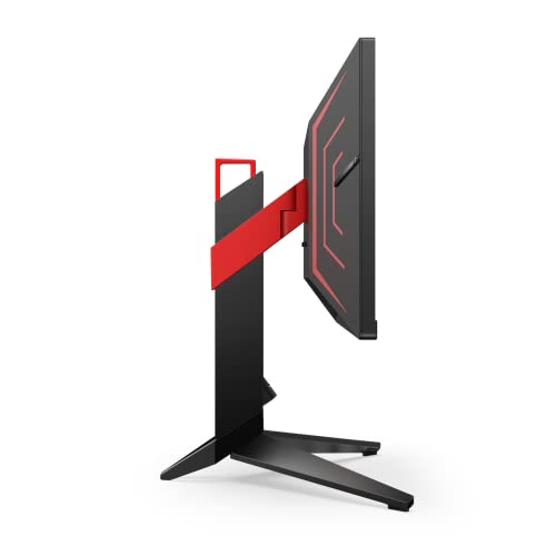 AOC Monitor Agon Gaming AG254FG - 24 pulgadas Full HD, 360 Hz, 1ms, IPS, G-Sync Nvidia Reflex, HDR 400, Ajuste de Altura, (1920x1080, 400 CD/m², HDMI 2.0/DP 1.4/USB 3.2), Negro
