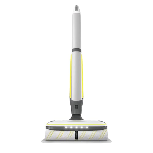 Kärcher Fregona eléctrica FC 7 sin cable Extra, con 4 rodillos giratorios de microfibra, autonomía de batería: aprox. 45 min, rendimiento de superficie por carga: aprox. 135 m², exclusivo en Amazon