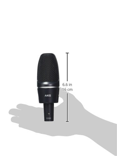 AKG C3000 Micrófono condensador de diafragma grande de alto rendimiento