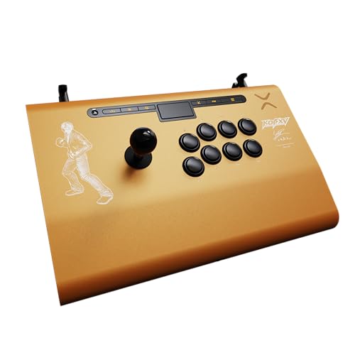 PDP Victrix Pro FS Playstation Fight Stick for PS4, PS5, PC, Durable Aluminum, Sanwa Denshi Buttons, Ergonomic Wrist Slope, Detachable Joystick, Tournament Grade for Fighting Games KOF Kyo