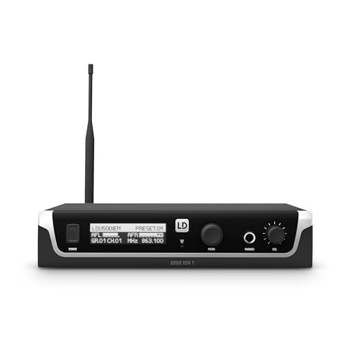 LD Systems U508 IEM - Sistema de Monitoreo en Oído - 863 - 865 MHz + 823 - 832 MHz
