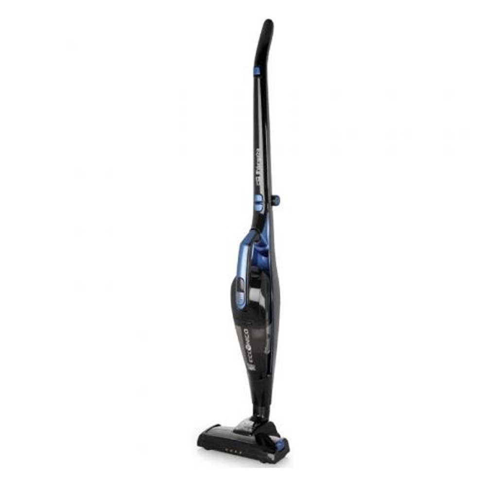 Orbegozo AP 4200 Aspiradora escoba y de mano sin cable ciclónico con filtro HEPA, 29.6 V, Modo ECO y turbo, Cepillo motorizado rotativo, Color Negro