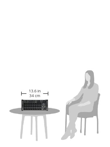 Behringer X AIR XR18 Mezclador digital de 18 canales y 12 buses para tabletas iPad/Android con 16 preamplificadores Midas programables, módulo Wifi integrado e interfaz de audio USB multicanal